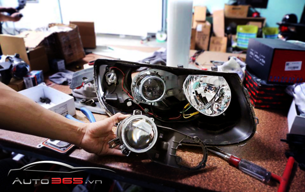 Ranger nâng cấp đèn led siêu khủng.